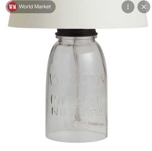 World Market Mason Jar Lamp